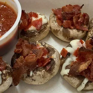 stuffed mushroom appetizer-tasty