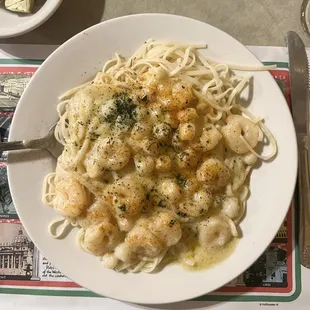 Scallop and Shrimp Scampi