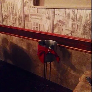 Why is my glass empty and my wine so far away?