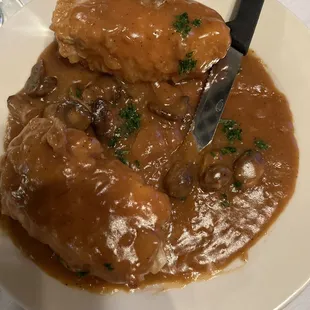 Stuffed Chicken Marsala