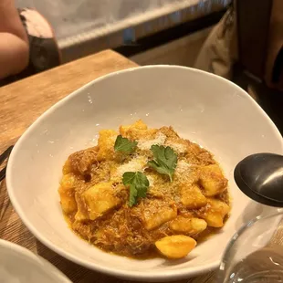 Gnocchi duck ragout