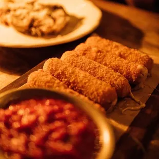 Truffle mozzarella sticks