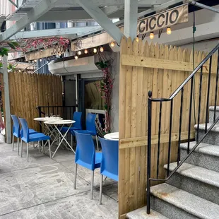 Outdoor seating