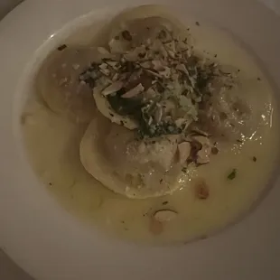 Cappellacci with butter and sage ($29)