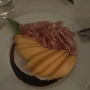 Prosciutto and melon
