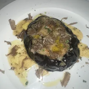 Eggplant and truffle