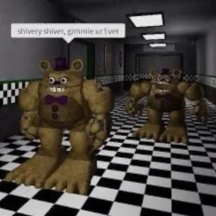 The fun factory animatronics at night