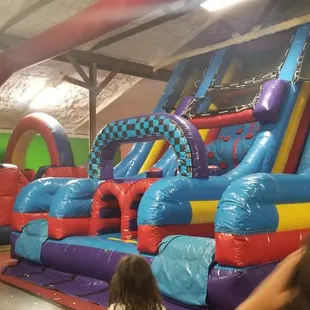 The main bounce house