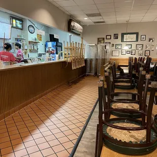 Ordering Area at closing on a Sunday