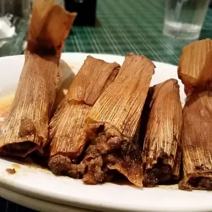 Hot tamales. Delicious!