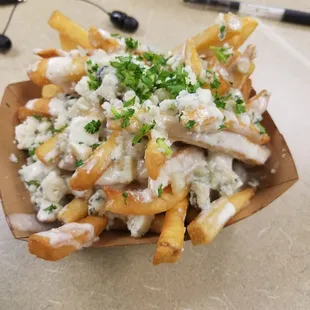Addicting Blue Cheese Fries