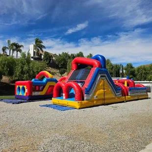 Wipeout 40 feet obstacle course Jumper 
Monster obstacle course Jumper