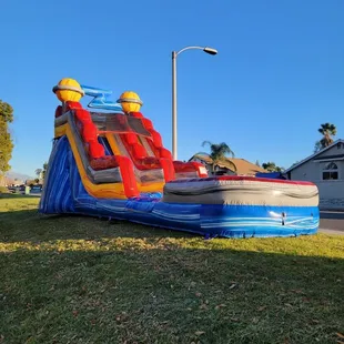 Astronaut water slide
