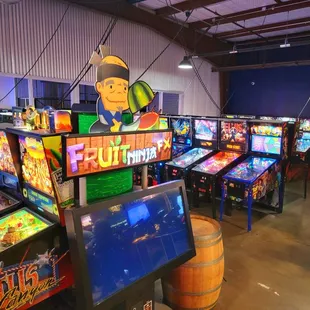 Got pinball? Nice setup at Arlington, but no Stranger Things, uggh!