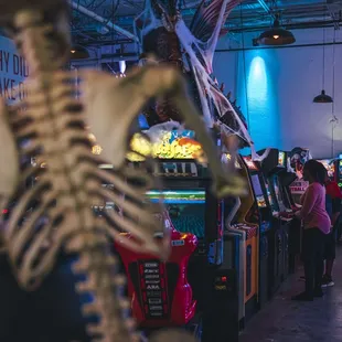 people playing a game