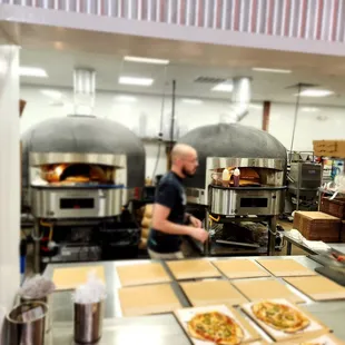 Dueling pizza ovens