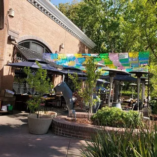 Outside seating area