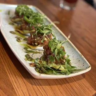 Ahi Tuna Tostadas