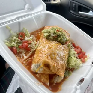 Burrito with lengua (#15)