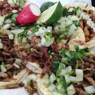Cinco Tacos - Barbacoa, Carne Asada, and Al Pastor
