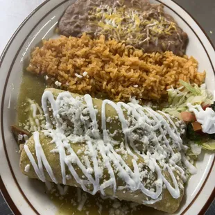 Enchiladas dinner