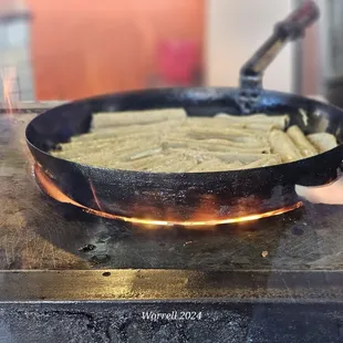 Those taquitos are on fire
