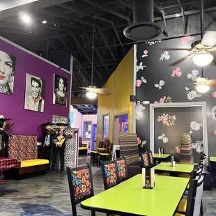 Inside the restaurant