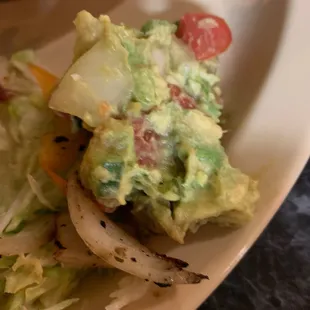 Authentic fresh made guacamole