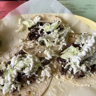 Steak tacos