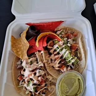 Shrimp tacos!