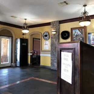 the entrance