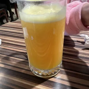 Large orange juice fresh squeezed!