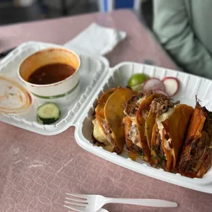 Birria Taco Platter
