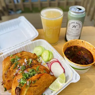 Birria taco plate