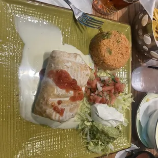 Shredded Chicken Chimichanga