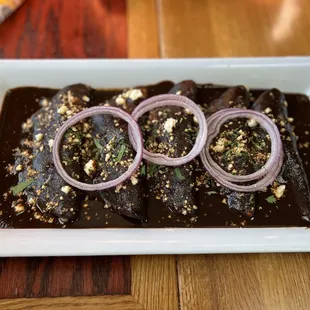 Mole Enchiladas