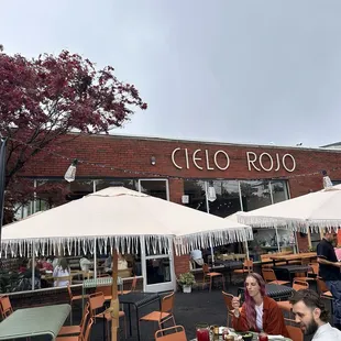 Front of restaurant/patio