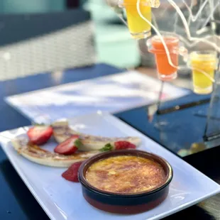 Banana creme brulee, ferris wheel