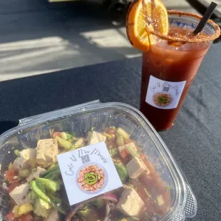Tofu Ceviche &amp; Michelada Mix