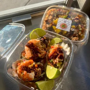 Oyster Shots &amp; Mango Ceviche