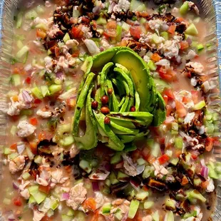 Ceviche ToGo Tray