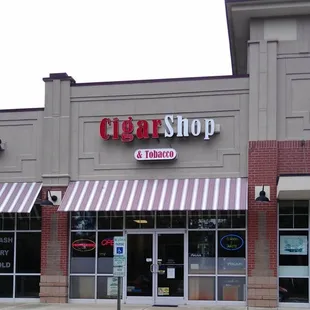 Front of the Cigar Shop
