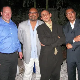 Christopher Mey Nish Patel, Sam Phillips and Rocky Patel.