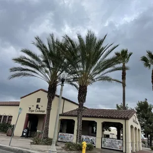 the outside of the building
