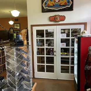 a display of cigars