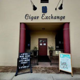 entrance to cigar exchange