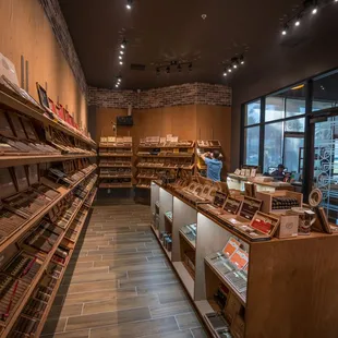 Inside the humongous humidor