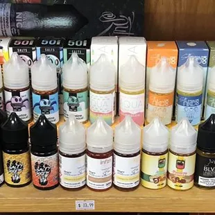 All famous brands of    salt nic