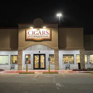 Outside Cigars International Conroe, Texas location.