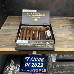  a box of cigars